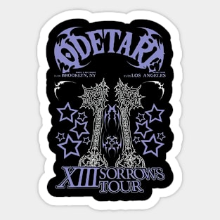 Odetari XIII Sorrows Tour Sticker